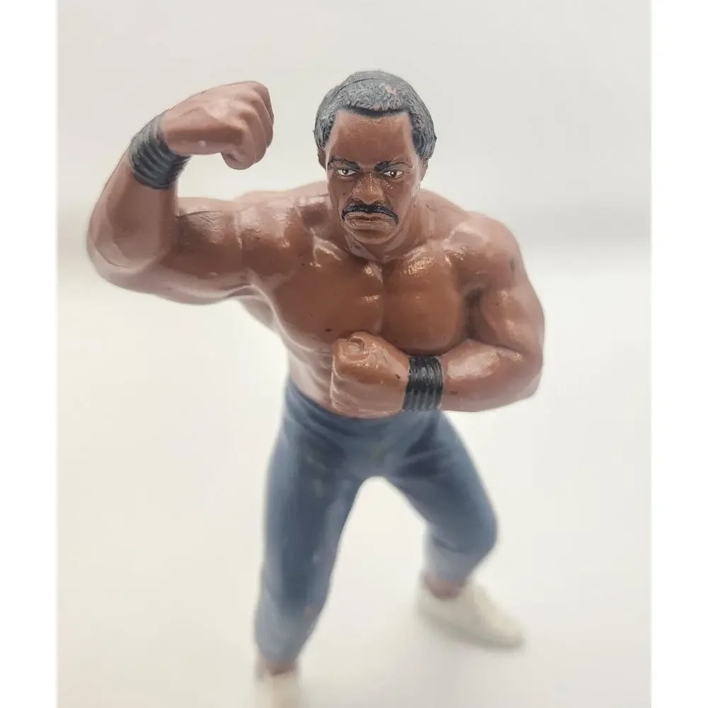 Vintage 1990 Galoob WWF WCW Ron Simmons Action Figure 4.5